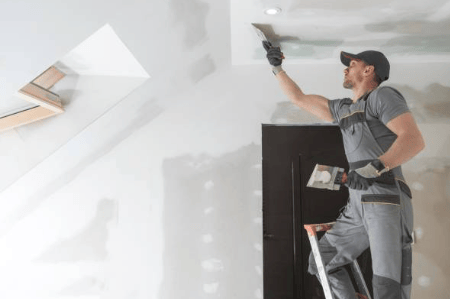 coating smooth drywall ceiling