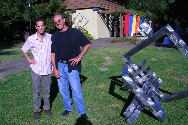 Tal Avitzur with Ken Bortolazzo.