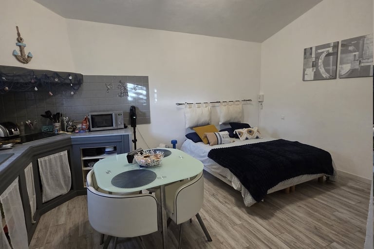 vue ensemble gîte Chez Dom & Albert