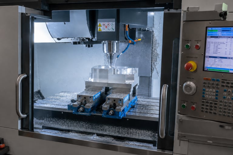 Fresatura CNC Verona a 3 assi per prototipi e componenti meccanici su misura