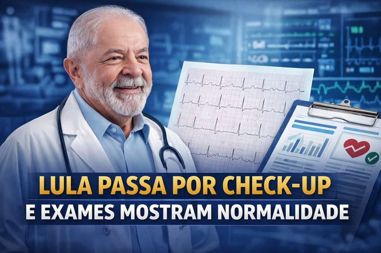 🏥 Lula Passa por Check-Up e Exames Mostram Normalidade