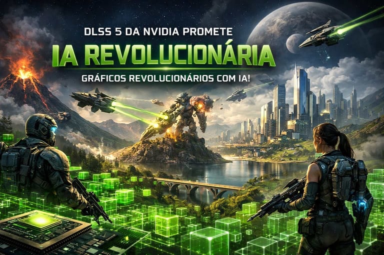 DLSS 5 da NVIDIA promete gráficos revolucionários com IA