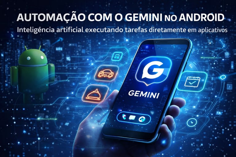 Gemini no Android: Google prepara automação de tela para executar tarefas em aplicativos