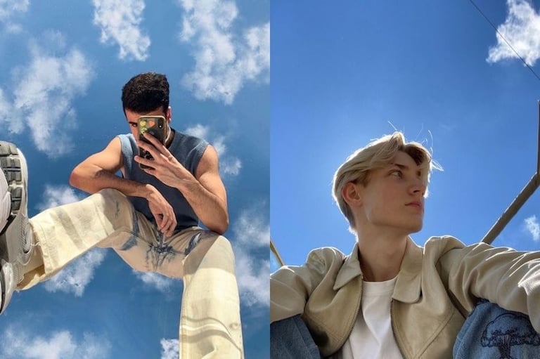 Những cách biến tấu ảnh chụp trước gương độc đáo dành cho phái mạnh