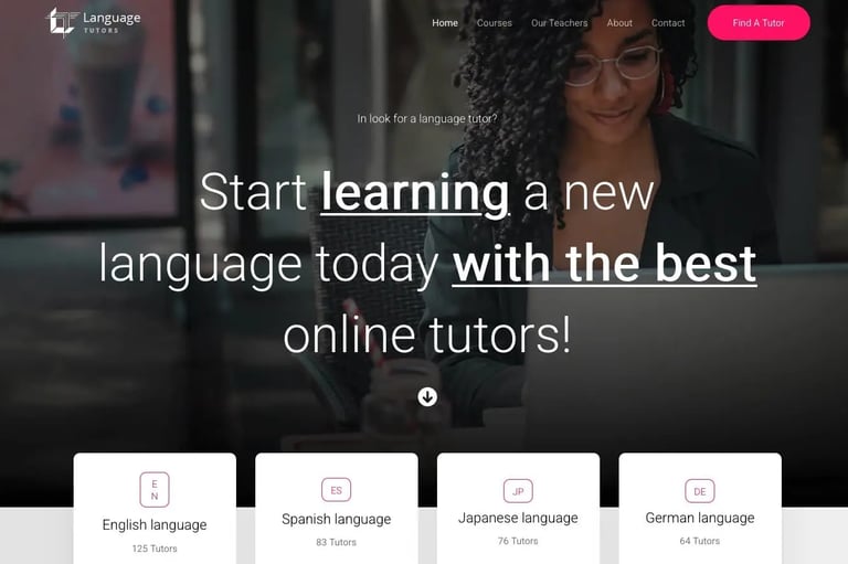 WebPro247 I Ejemplos Language Tutor