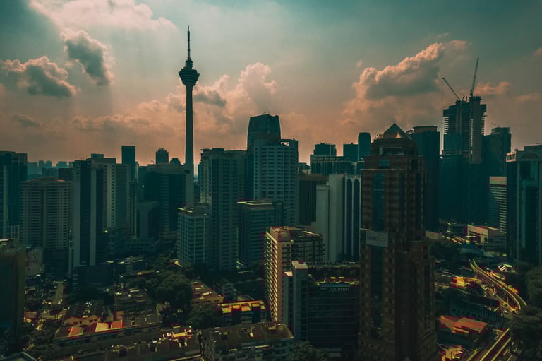 Kuala Lumpur  city skyline day