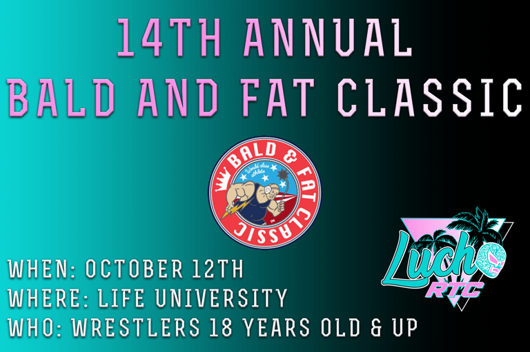 Bald and fat classic tournament card