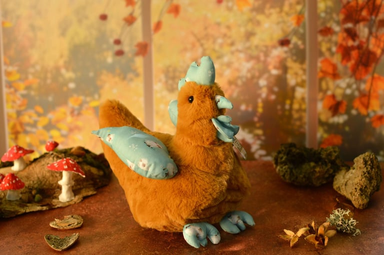 Peluche Jacotte la poule