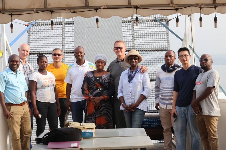 A group photo of the volaktra team.