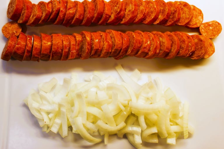 cut kielbasa 