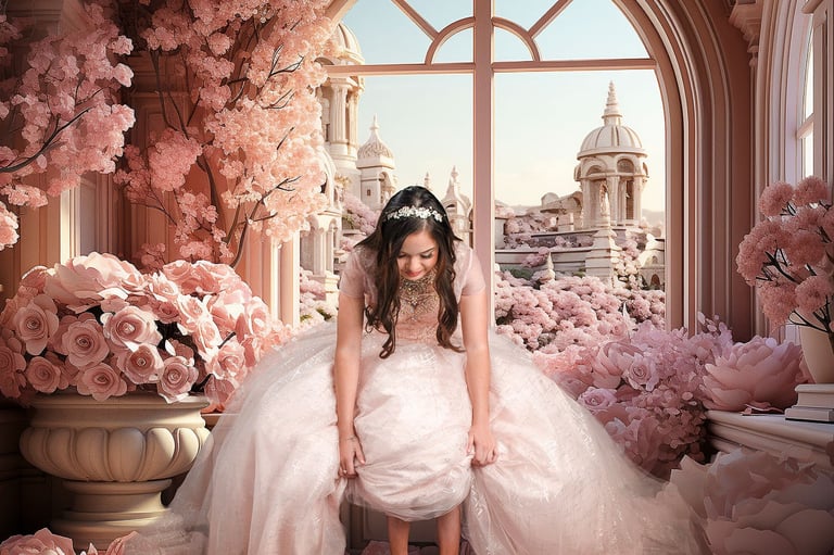 quinceañera photography, fine art portraits Atlanta, themed photo sessions