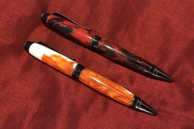 resin cigar pens college colors