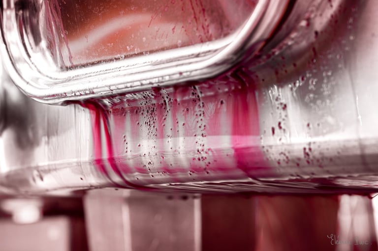 photographie vinification vin coulant sur cuve inox Éléonore Parc photographe d’art Bourgogne