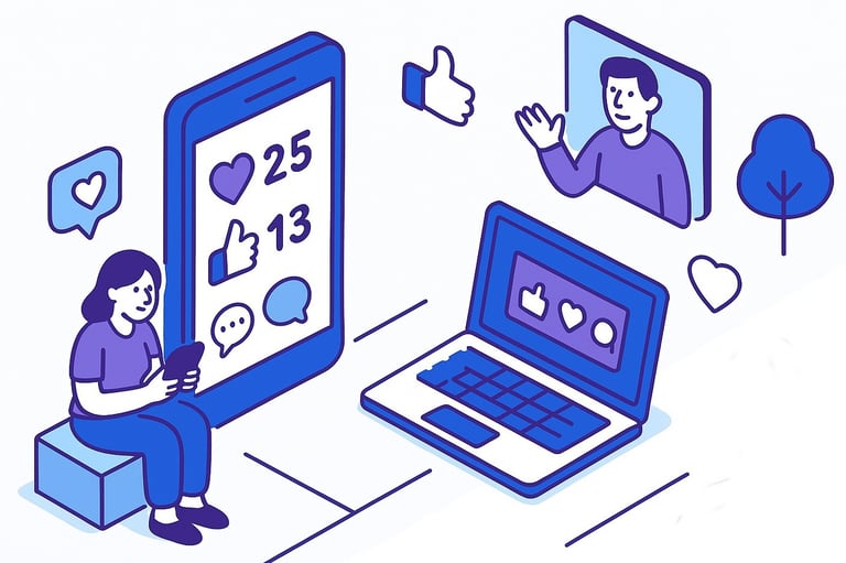 social media manager background