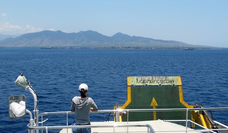 Sailing & Crossing Bali Strait With Ferry