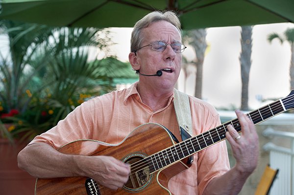 Warren Seaburg plays guitar