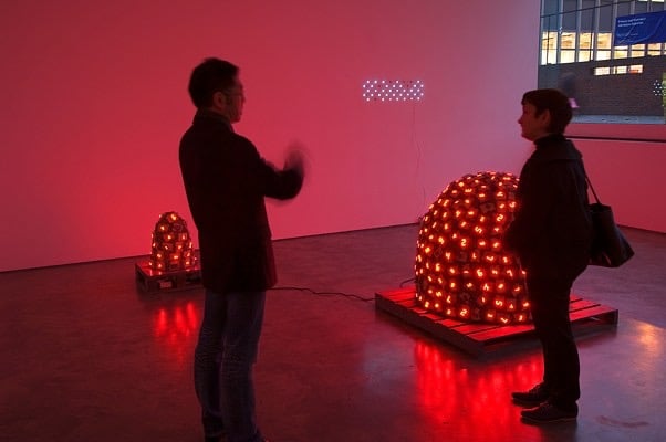 O japonês Tatsuo Miyajima, por exemplo, explora a interação entre luz e ecossistemas naturais