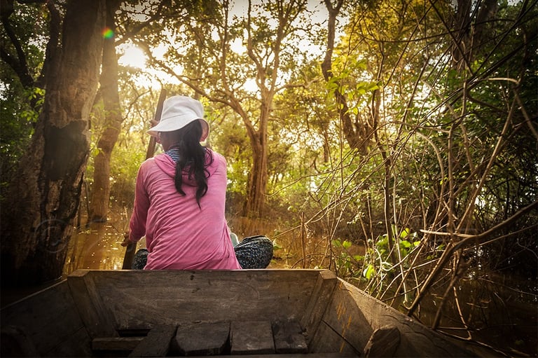 Bosque inundado Kompong Phluk