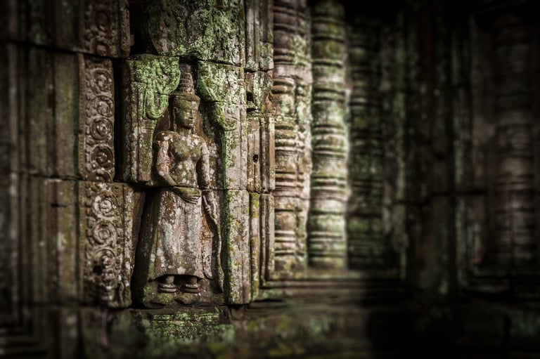 Apsaras en Angkor Wat