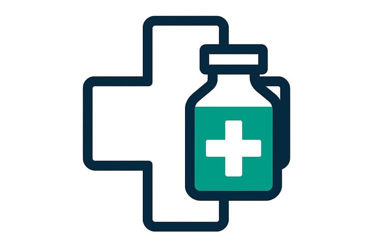 Icono de farmacia que implemento el reto CAIMAN ejemplo real