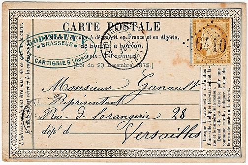 Losange Gros Chiffres 6410 et type 17.