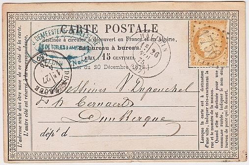 Losange Gros Chiffres 1556 et type 17.