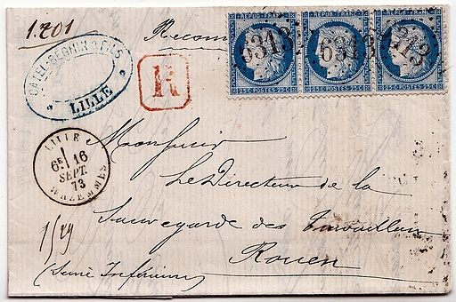 Losange Gros Chiffres 6313 et type 16.