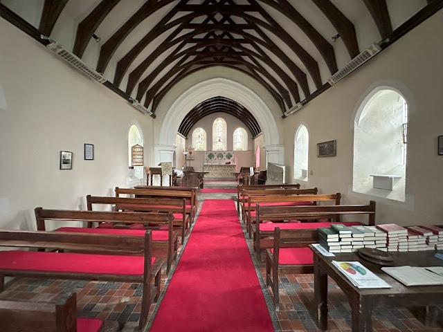 Interioe Llanlleonfel Church, Garth.