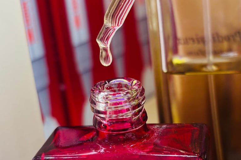 Goccia di siero alla crema