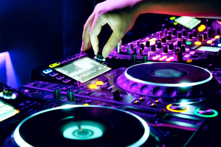 Rip-it Encore playing providing the DJ music at a wedding in France