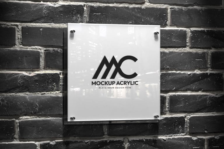 Pancarte en plexiglass