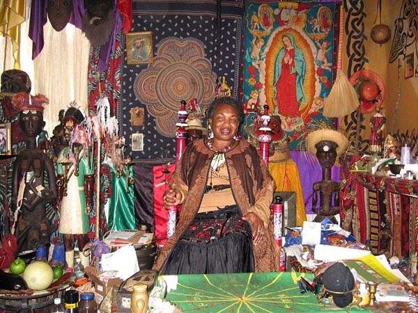 Voodoo or Santeria high priestess