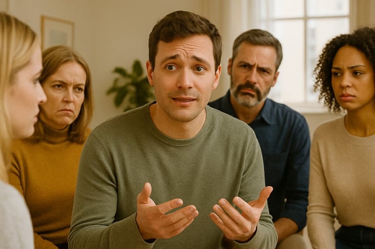 Homme en quête constante d'approbation extérieure : la dépendance affective.