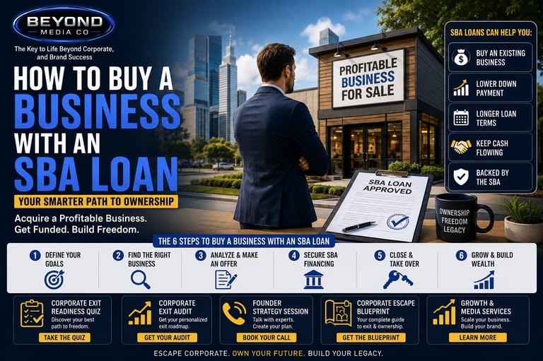 HOW TO BUY A BUSINESS WITH A SBA LOAN