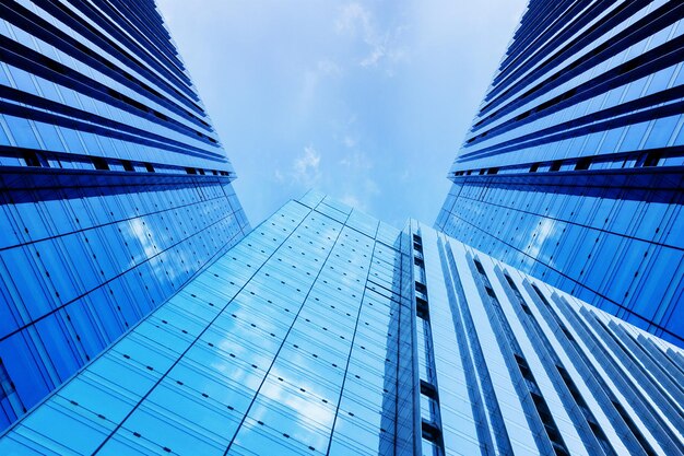 a blue sky with clouds and a few clouds in the background