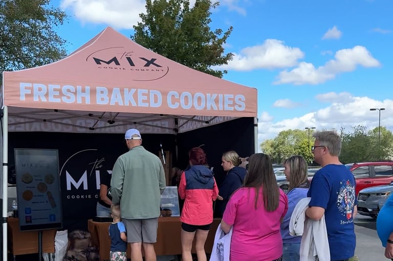 The Mix Cookie Company Tent