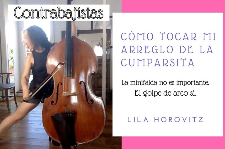 La cumparsita, para contrabajo solo en mi canal de Youtube