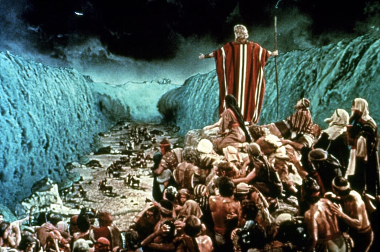 Noah parting the Red Sea