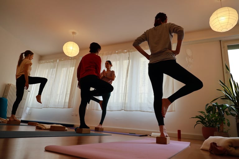 Lezione speciale di yoga al Centro Armonia a Bellinzona