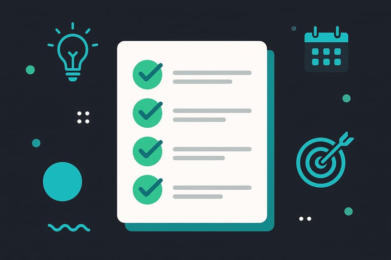 Create Smart Checklists