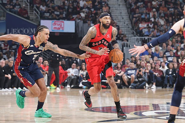 Brandon Ingram during the First Round (Game 1) against the Cleveland Cavaliers during the 2026 NBA Playoffs