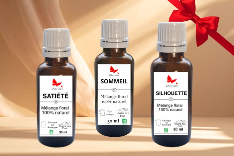 Flacon sommeil, silhouette, satiété, L'Âme-Agie.
