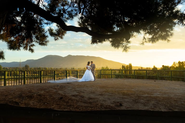 fotografía matrimonio campestre chile