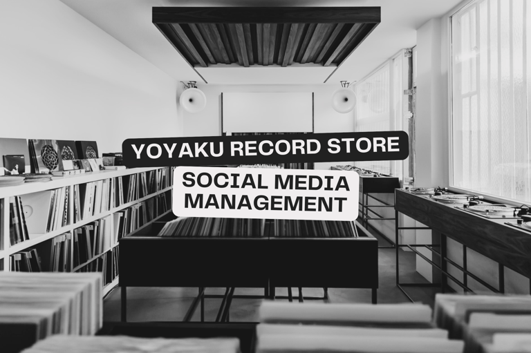 yoyaku record store social media management