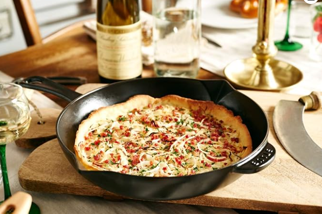 Staub pre-seasoned cast iron skillet 