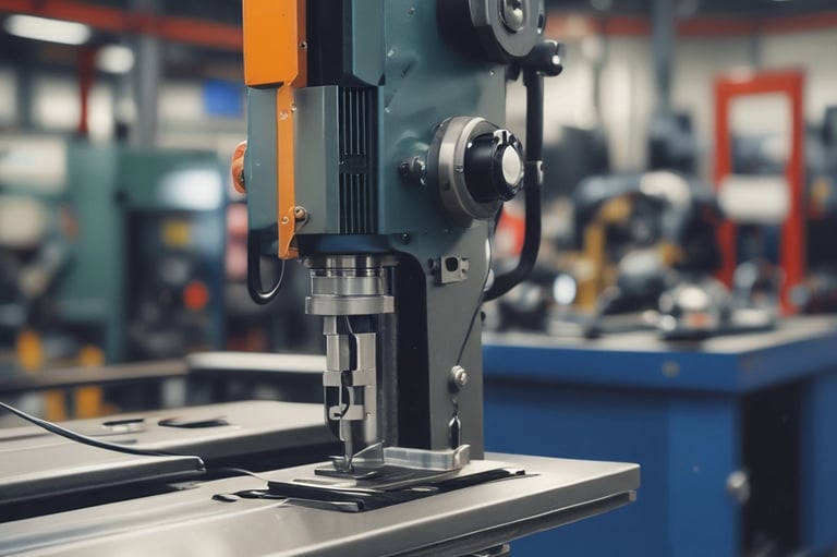 a machine that is sitting on a machine