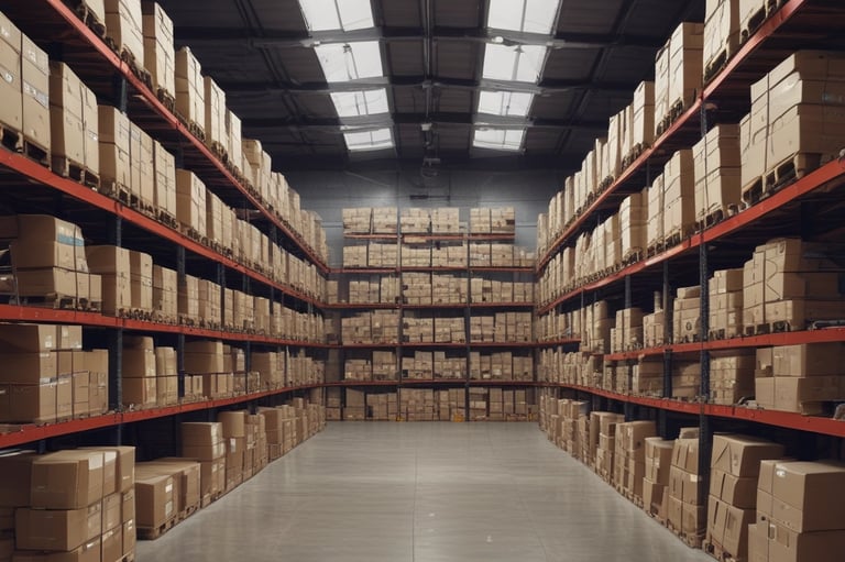 brown cardboard box lot