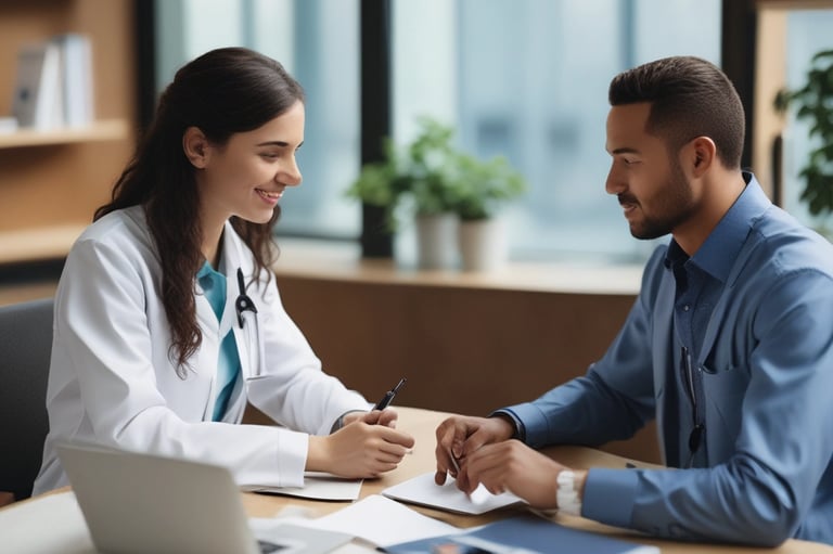 A professional and inviting image of a corporate wellness program.