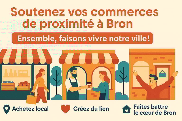 Commerces à Bron