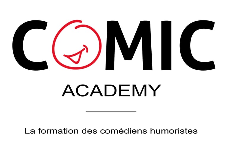 Logo Comic Academy — cours de stand-up et théâtre comique à Paris